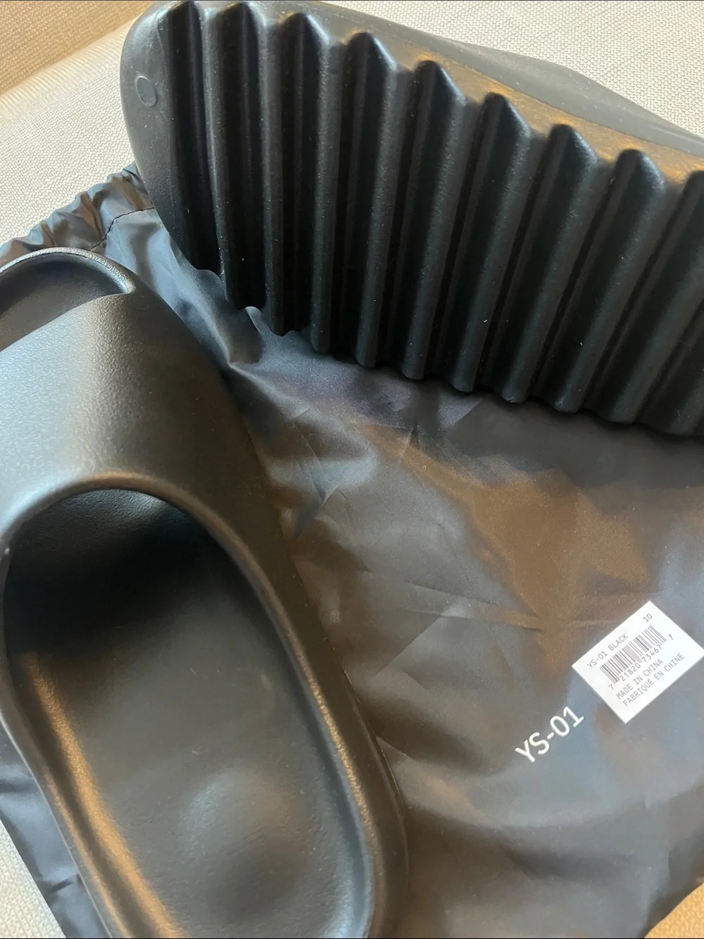 Men's Black Slide Sandals